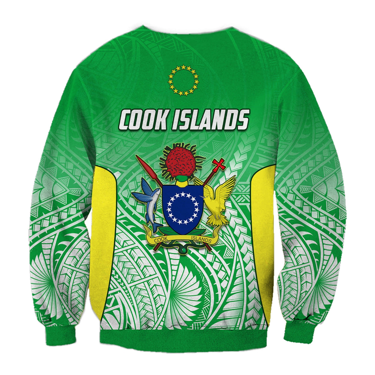 Cook Islands Sweatshirt Pattern Be Unique LT13 - Wonder Print Shop