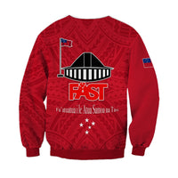 F.A.S.T Samoa Sweatshirt We Ready Polynesian Samoan LT13 - Wonder Print Shop