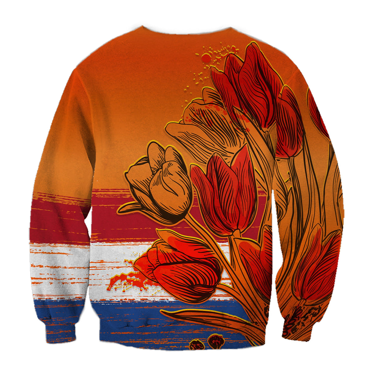 Netherlands Sweatshirt Style Tulip National Flower LT13 - Wonder Print Shop