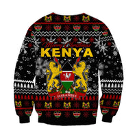 Kenya Christmas Sweatshirt Shield mix African Pattern LT13 - Wonder Print Shop