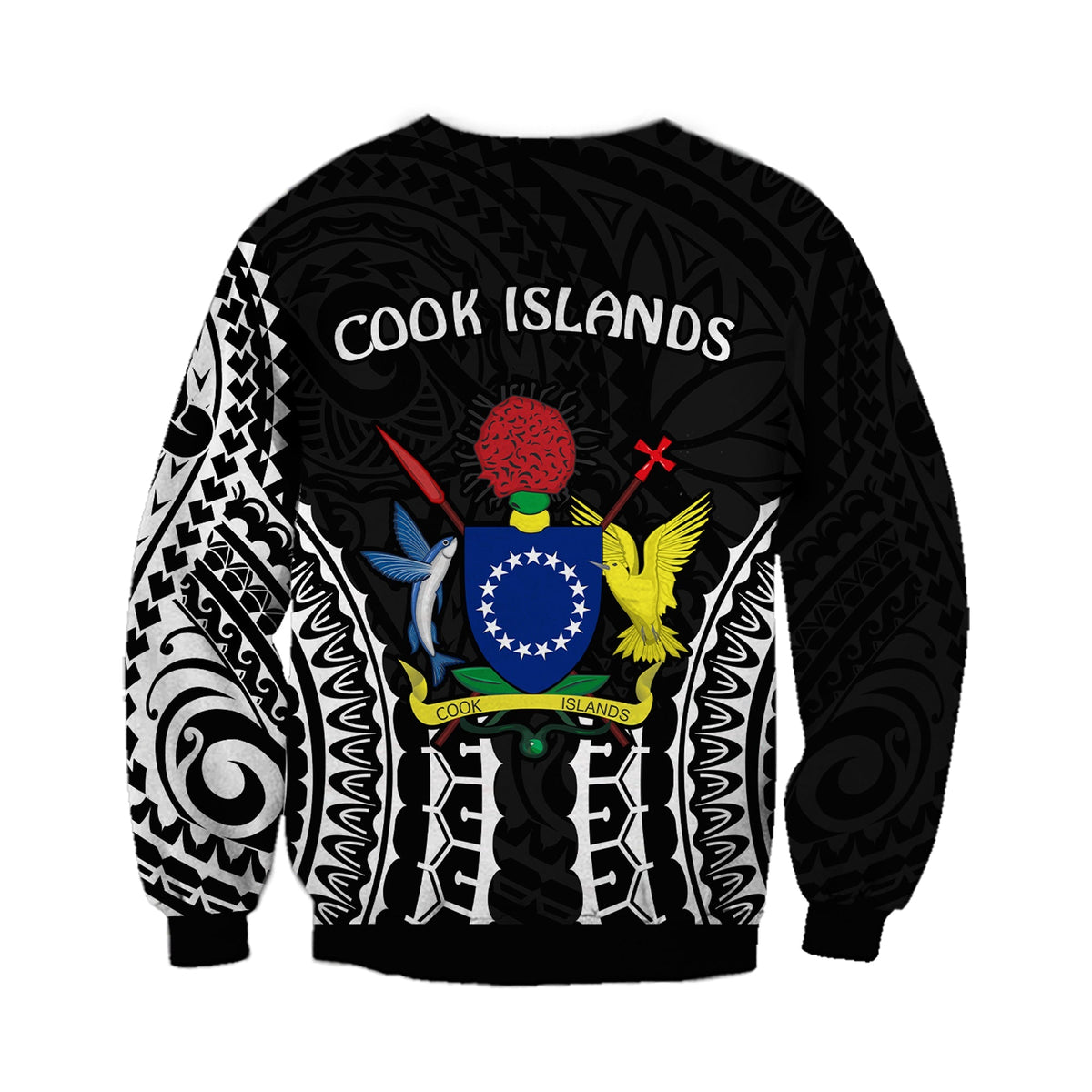 Cook Islands Sweatshirt Polynesian Cultural The Best For You LT13 - Wonder Print Shop