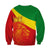 Ethiopia Sweatshirt Ethiopian Cross and Lion of Judah LT13 - Wonder Print Shop