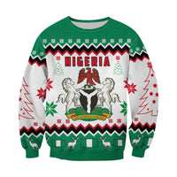 Nigeria Christmas Sweatshirt African Pattern LT13 - Wonder Print Shop