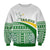 Tailevu Rugby Sweatshirt Fiji Rugby Tapa Pattern White LT13 - Wonder Print Shop
