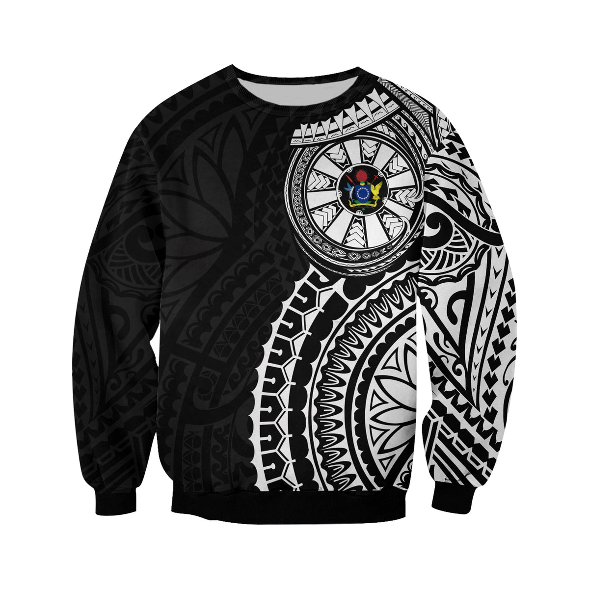 (Custom Text and Number) Cook Islands Sweatshirt Polynesian Cultural The Best For You LT13 - Wonder Print Shop