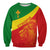 Ethiopia Sweatshirt Ethiopian Cross and Lion of Judah LT13 - Wonder Print Shop