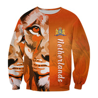 Netherlands Sweatshirt Style Lusty Dutch Lion LT13 - Wonder Print Shop