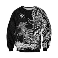 (Custom Personalised) Hawaii Polynesian Sweatshirt Wild Hammerhead Sharks LT13 - Wonder Print Shop
