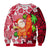 (Custom Personalised) Mele Kalikimaka Sweatshirt Christmas Hawaii with Santa Claus LT13 - Wonder Print Shop