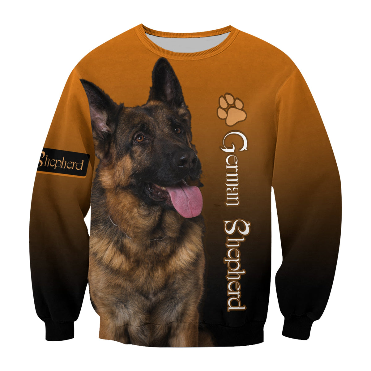 German Shepherd Sweatshirt My Best Friend LT13 - Wonder Print Shop