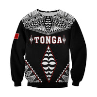 Tonga Sweatshirt Tongan Kupesi Pattern LT13 - Wonder Print Shop