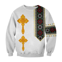 (Custom Personalised) Ethiopia Tibeb Sweatshirt Ethiopian Cross Fashion LT13 - Wonder Print Shop