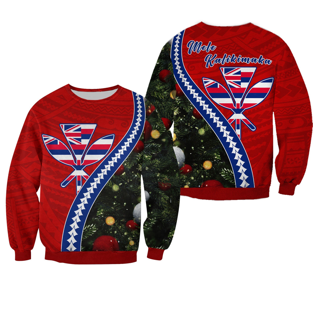 Hawaii Christmas Sweatshirt Mele Kalikimaka Special LT13 - Wonder Print Shop