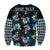 Custom Personalised Hawaii Skeleton Surf Sweatshirt Halloween Hawaiian Tribal LT13 - Wonder Print Shop