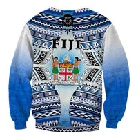 Fiji Sweatshirt Kaiviti Fijian Special Tapa Pattern - Wonder Print Shop
