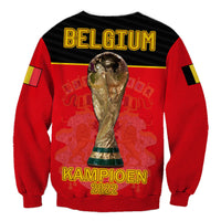 Belgium Football 2022 Sweatshirt De Rode Duivels Sporty Style - Wonder Print Shop
