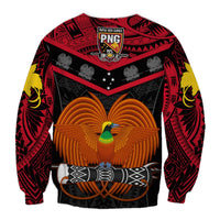 Papua New Guinea Rugby Sweatshirt PNG Kumuls Bird Of Paradise Black - Wonder Print Shop