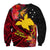Custom Personalised Papua New Guinea Sweatshirt Bird of Paradise LT13 - Wonder Print Shop