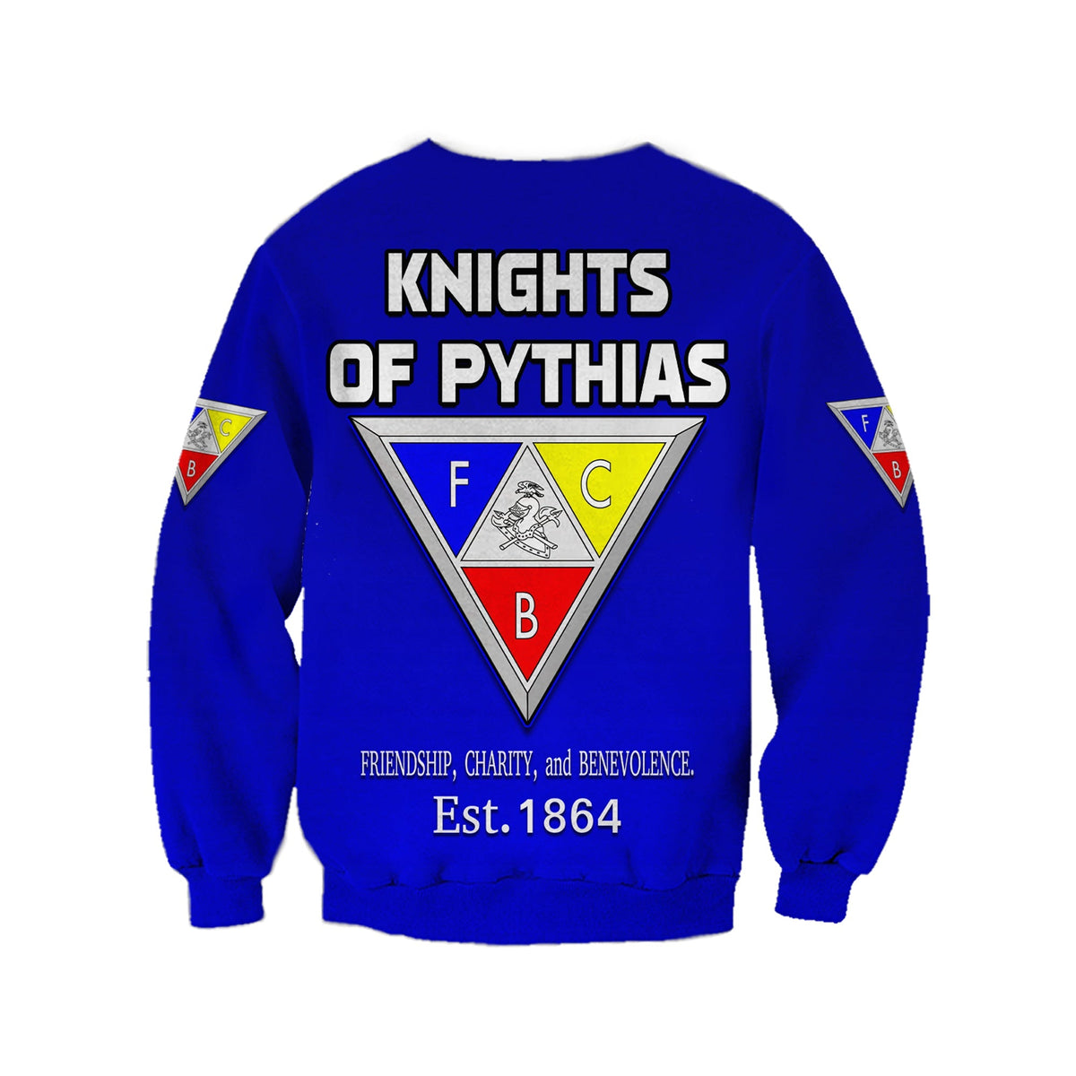 (Custom Personalise) Knights of Pythias Sweatshirt Since 1864 Original Style LT13 - Wonder Print Shop