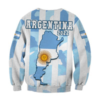 Argentina Football Sweatshirt AFA Champions 2022 Sporty Style - Wonder Print Shop
