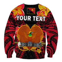 Custom Personalised Papua New Guinea Sweatshirt PNG Bird Of Paradise Polynesian Pattern - Wonder Print Shop