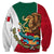 Mexico Sweatshirt Mexican Aztec Pattern - Wonder Print Shop