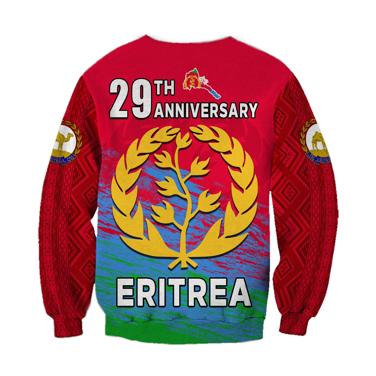 Eritrea Sweatshirt Eritrean Independence Day LT13 - Wonder Print Shop