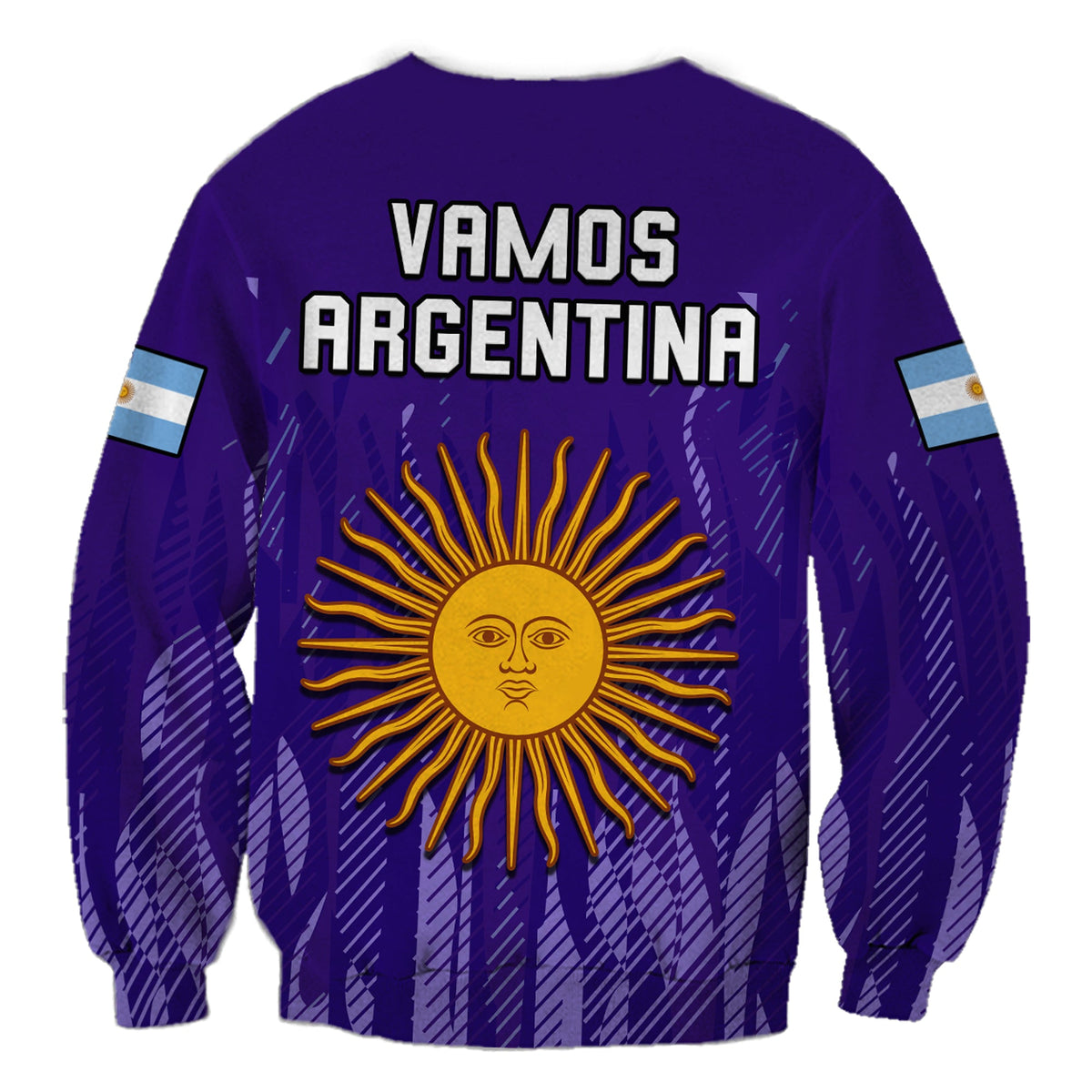 Argentina Football Sweatshirt Vamos La Albiceleste 2022 Newest Style - Wonder Print Shop