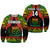 Custom Text And Number Samoa Rugby Sweatshirt Teuila Torch Ginger Gradient Style - Wonder Print Shop