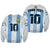(Custom Text And Number) Argentina Football 2022 Sweatshirt Vamos La Albiceleste - Wonder Print Shop