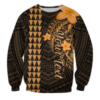 Custom Personalised Hawaii Sweatshirt Kakau Kanaka Maoli Combine Polynesian Shark Ver.01 - Wonder Print Shop