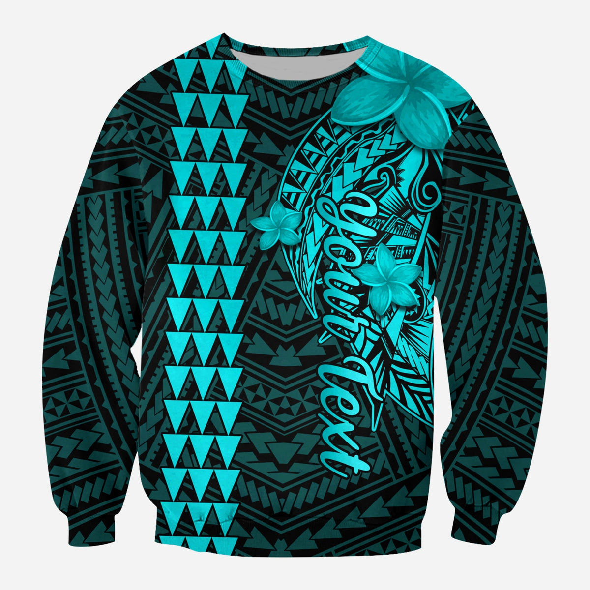 Custom Personalised Hawaii Sweatshirt Kakau Kanaka Maoli Combine Polynesian Shark Ver.04 - Wonder Print Shop