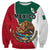 (Custom Text and Number) Mexico Sweatshirt Mexican Aztec Pattern - Wonder Print Shop