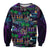 Custom Personalised Hawaii Skeleton Dancing Sweatshirt Halloween Hawaiian Turtle LT13 - Wonder Print Shop