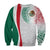Custom Personalised Mexico Sweatshirt Mexican Eagles Aztec Pattern LT13 - Wonder Print Shop