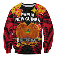Custom Personalised Papua New Guinea Sweatshirt PNG Bird Of Paradise Polynesian Pattern - Wonder Print Shop