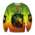(Custom Personalised) Ethiopia Sweatshirt Cross Mix Lion Colorful Style - Wonder Print Shop