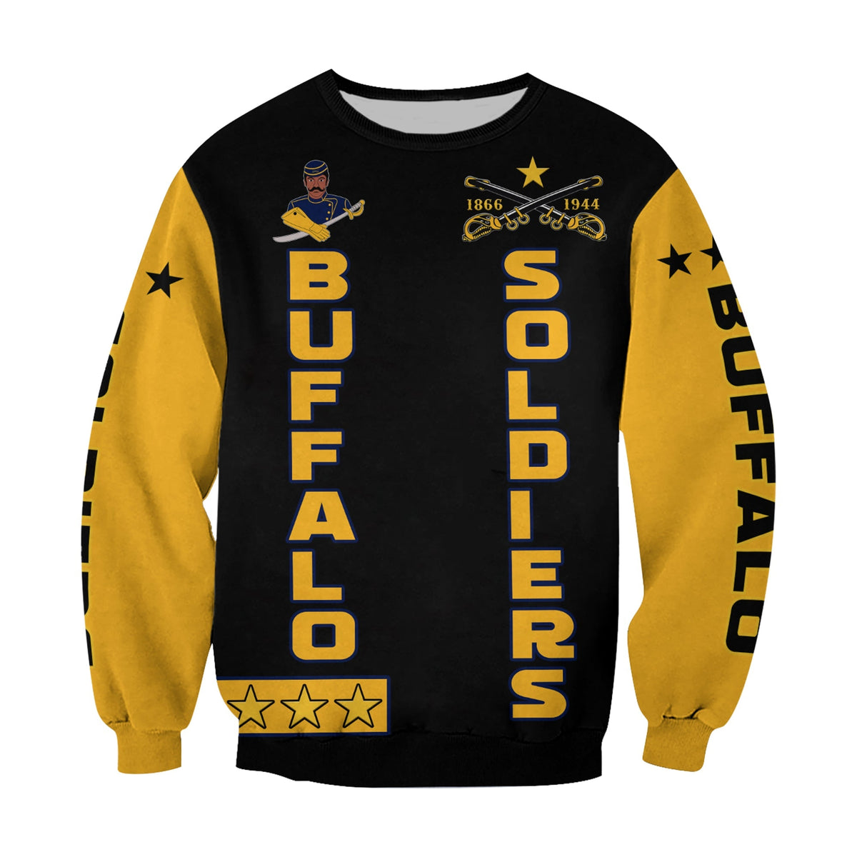 (Custom Personalised) Buffalo Soldiers Sweatshirt BSMC Club Adore Motorcycle LT13 - Wonder Print Shop
