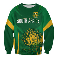 South Africa Cricket Sweatshirt Proteas Champion LT13 - Wonder Print Shop