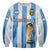 Argentina Football Sweatshirt La Albiceleste Campeon Proud White 2022 - Wonder Print Shop