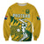 (Custom Text And Number) South Africa Cricket Sweatshirt Go Proteas Unique Style - Wonder Print Shop