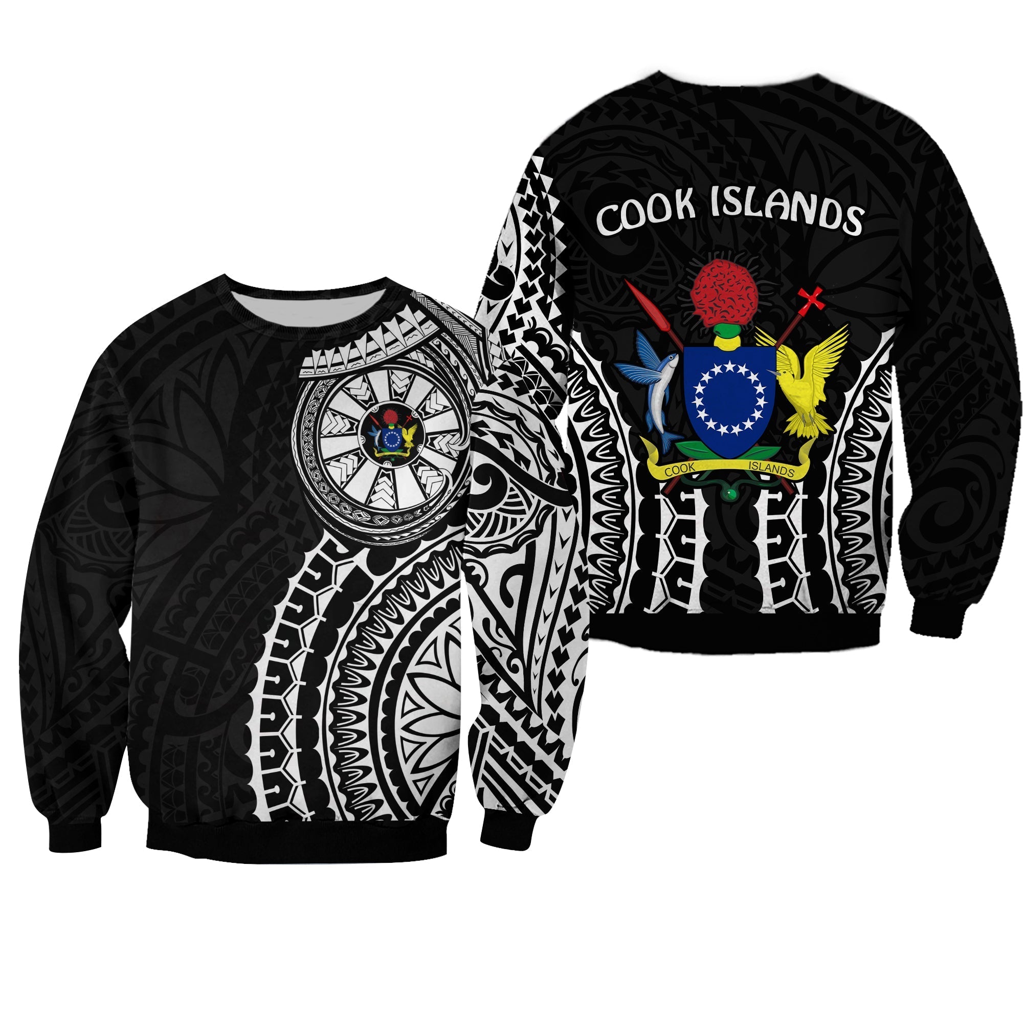 Cook Islands Sweatshirt Polynesian Cultural The Best For You LT13 - Wonder Print Shop
