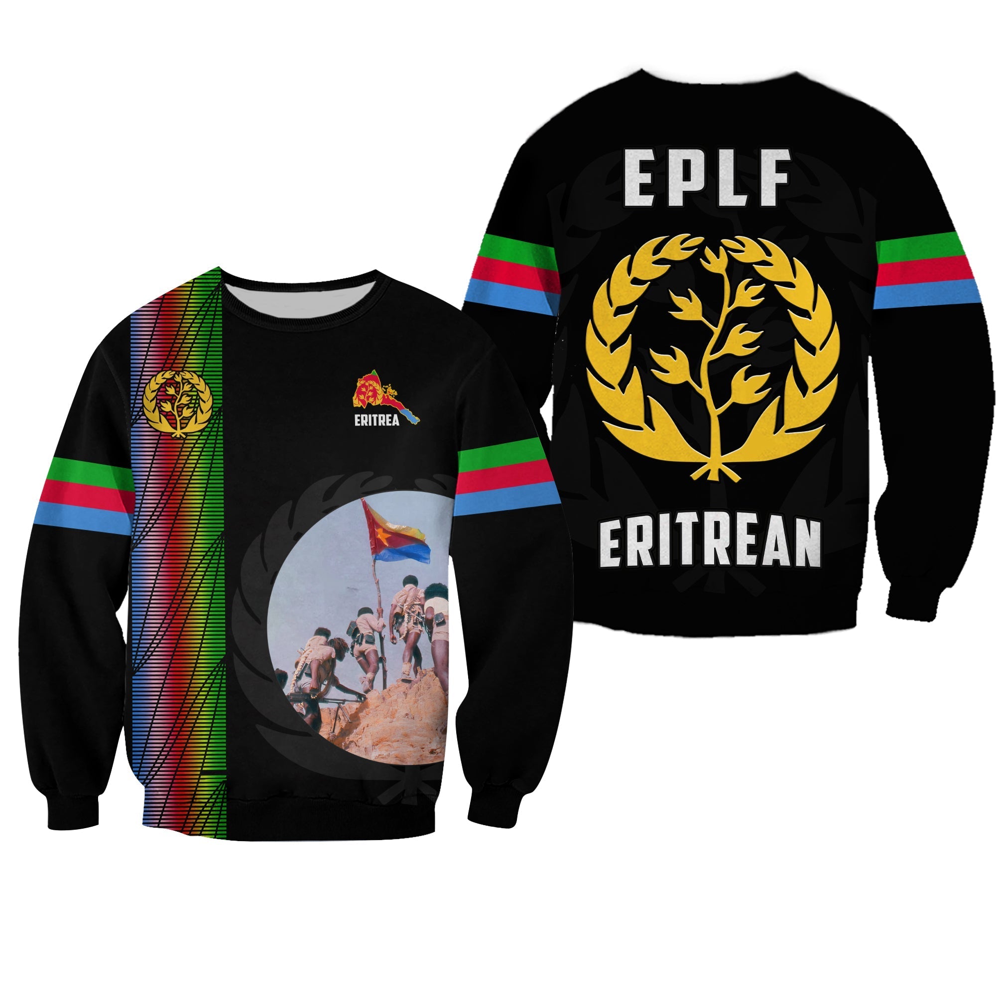 Eritrea EPLF Sweatshirt Spirit Eritrean LT13 - Wonder Print Shop