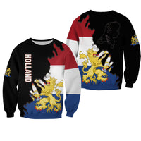 Netherlands Sweatshirt Style Flag and Map Holland LT13 - Wonder Print Shop