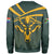 African Sweatshirt - South African Springbok Sweatshirt - Rugby Fan - Wonder Print Shop