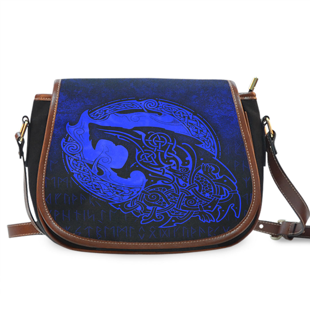 viking-saddle-bag-fenrir-viking-3d-tattoo-blue-version-saddle-bag