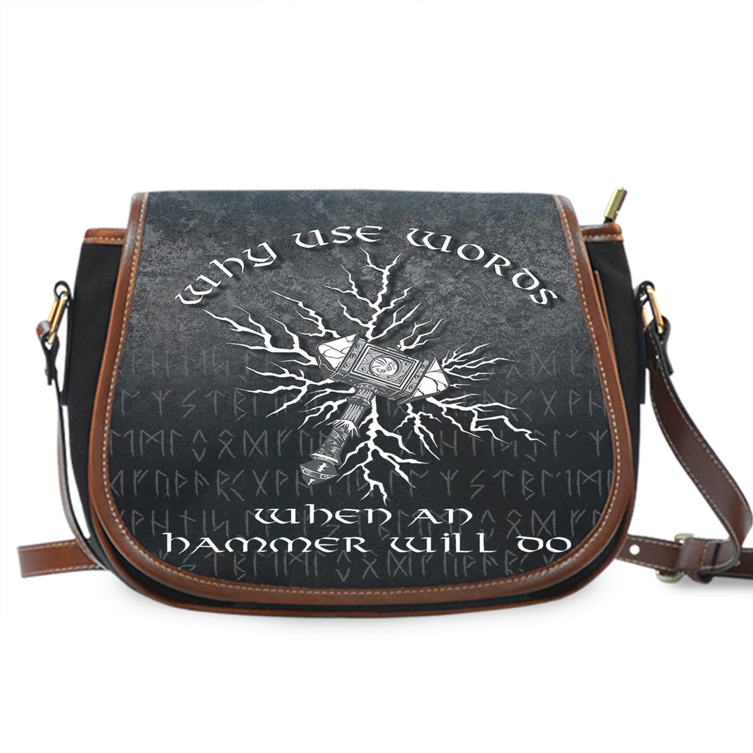 viking-saddle-bag-why-use-words-when-an-hammer-will-do-saddle-bag