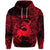 Custom Sagittarius Zodiac Polynesian Hoodie Unique Style Red LT8 - Wonder Print Shop