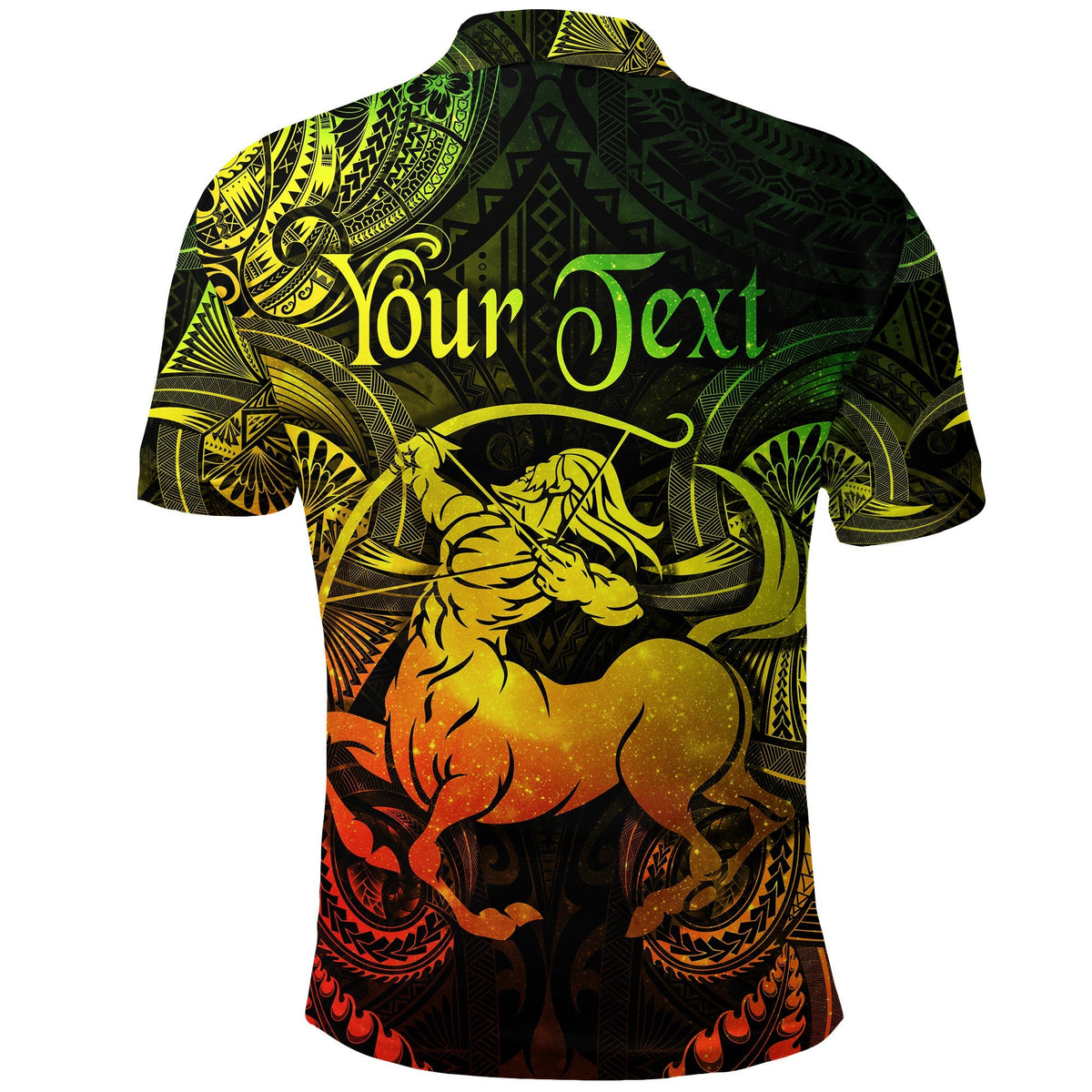 Custom Sagittarius Zodiac Polynesian Polo Shirt Unique Style Reggae LT8 - Wonder Print Shop