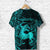 Sagittarius Zodiac Polynesian T Shirt Unique Style Turquoise LT8 - Wonder Print Shop